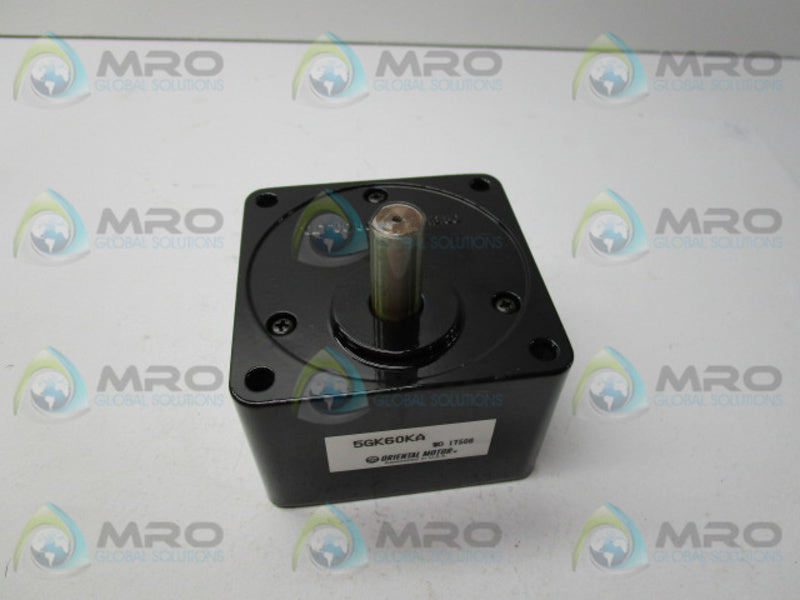 ORIENTAL MOTOR VEXTA 5GK60KA GEARHEAD  NSMP