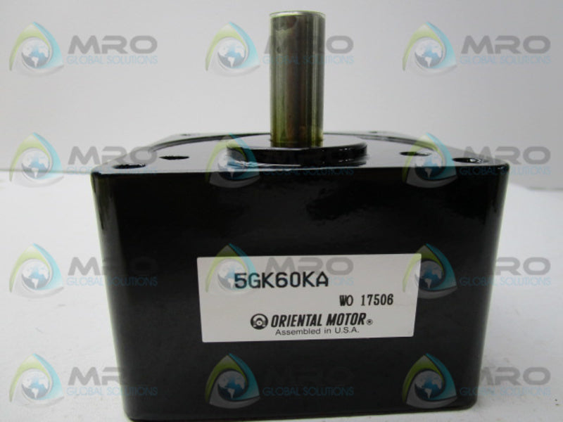 ORIENTAL MOTOR VEXTA 5GK60KA GEARHEAD  NSMP
