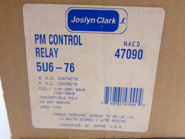 JOSLYN CLARK 5U6-76 110-120V NSMP