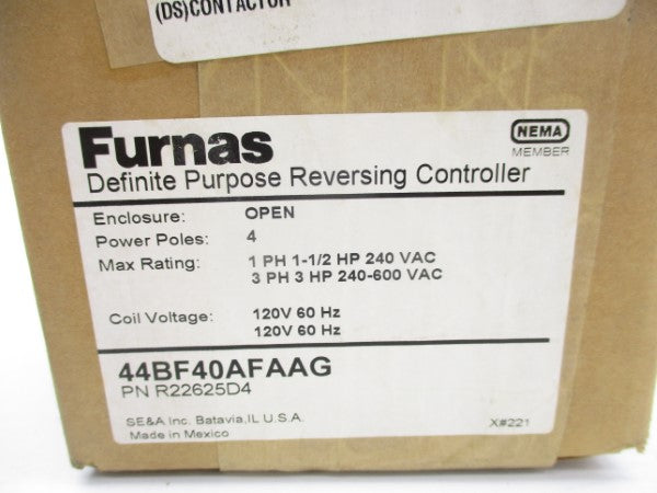 FURNAS 44BF40AFAAG 120V NSMP