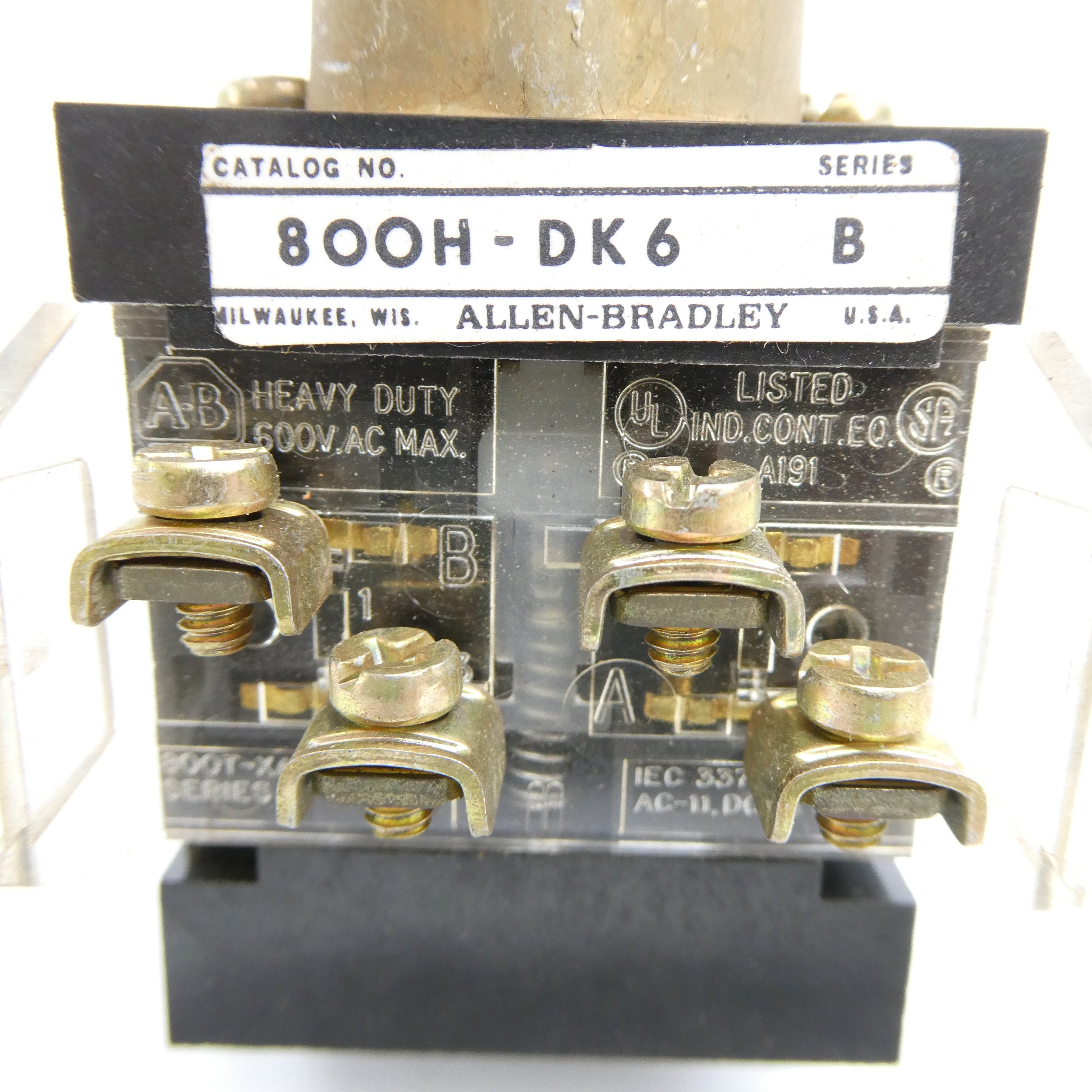 ALLEN BRADLEY 800H-DK6 SER. B NSNP