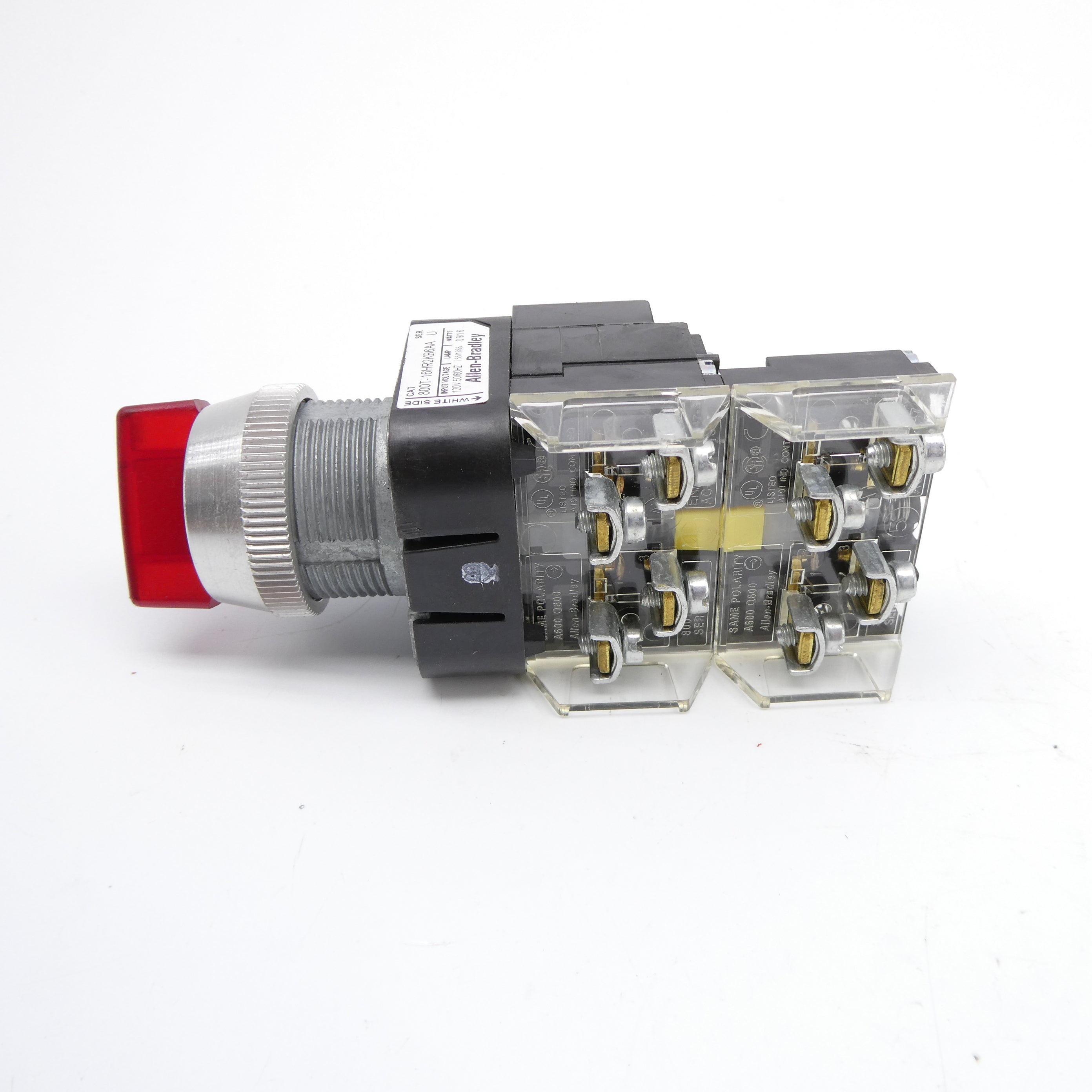 ALLEN BRADLEY 800T-16HR2KB6AA SER. U 120V NSNP