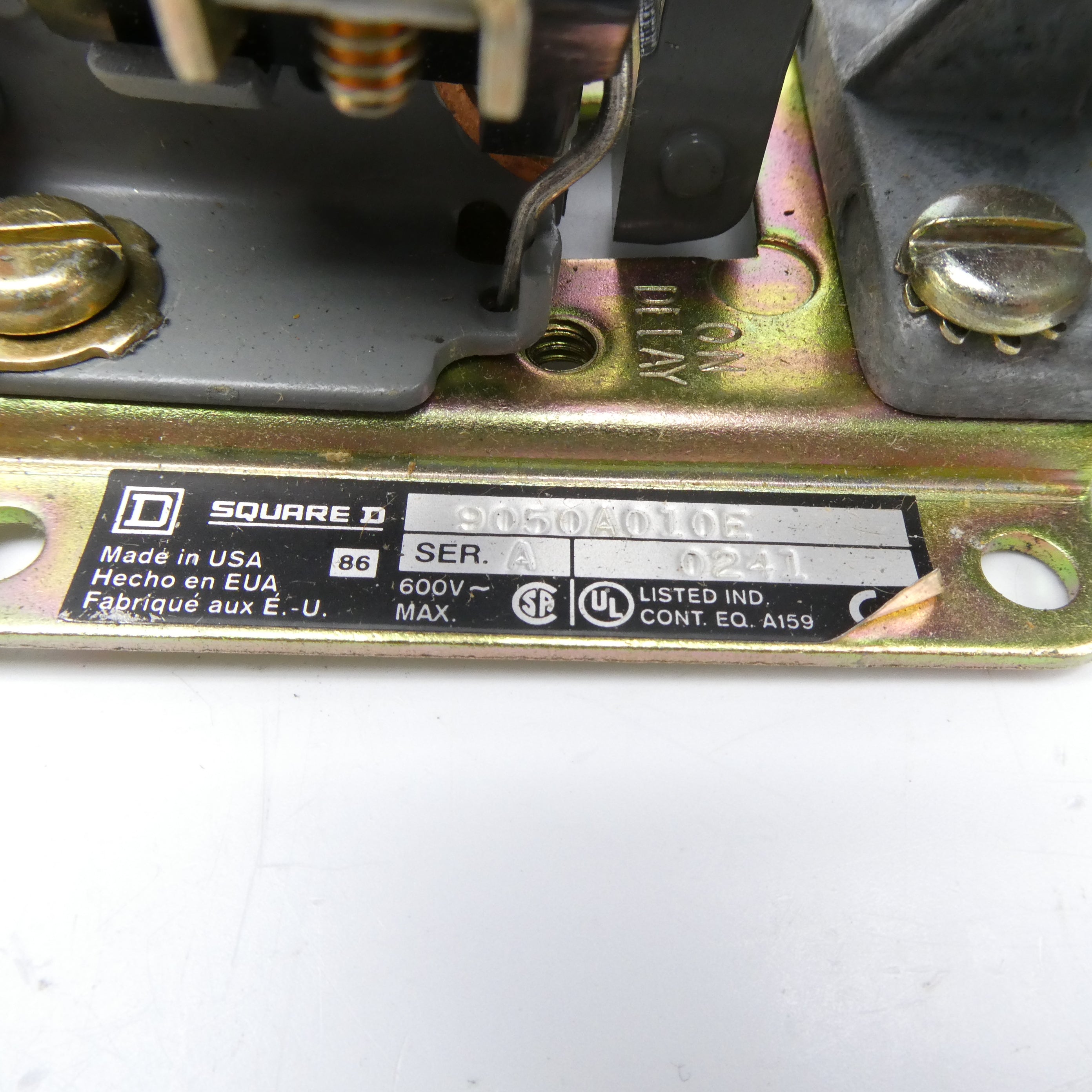 SQUARE D 9050AO10DV02 SER. A 110/120V NSMP