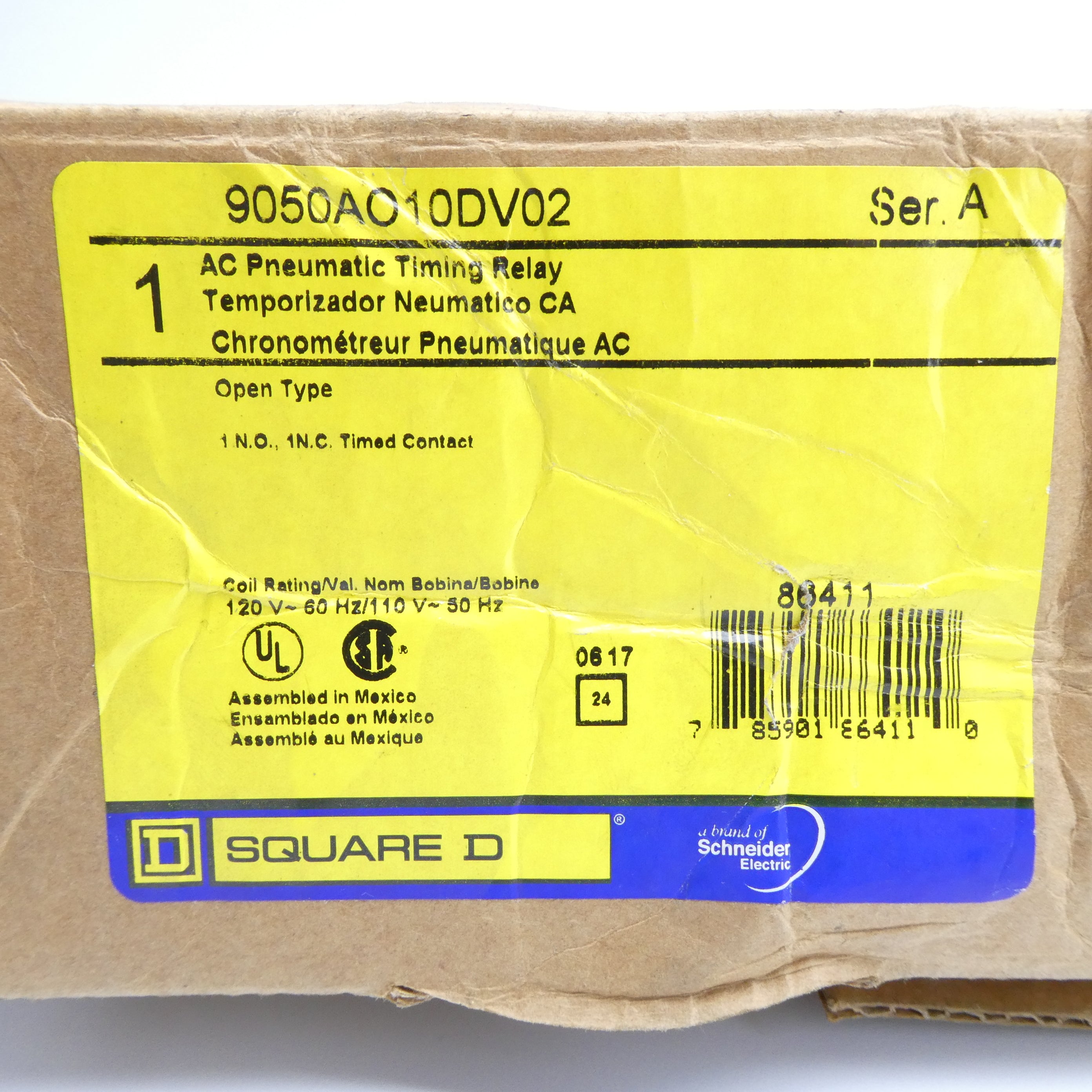 SQUARE D 9050AO10DV02 SER. A 110/120V NSMP