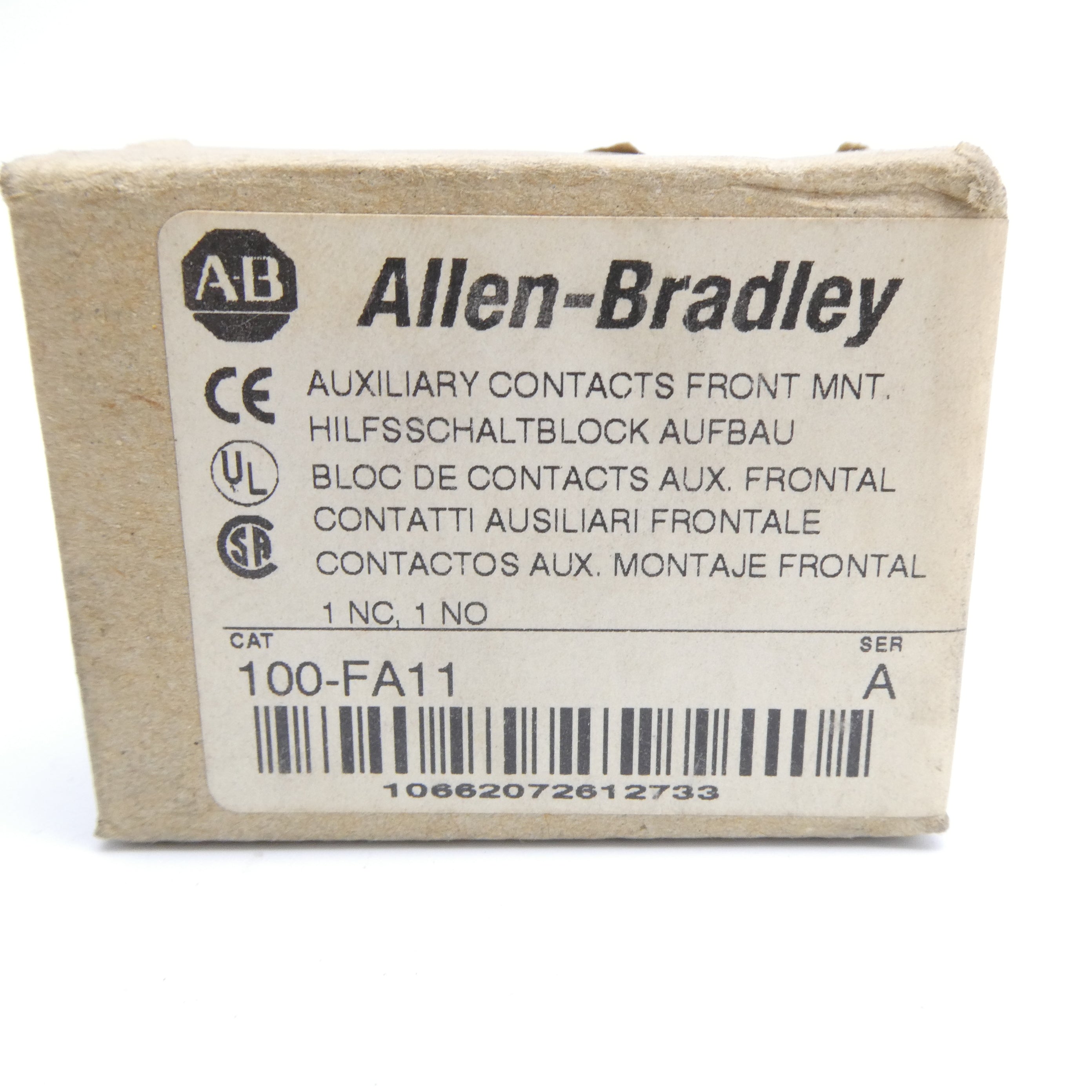 ALLEN BRADLEY 100-FA11 SER. A (BR/WH) NSMP