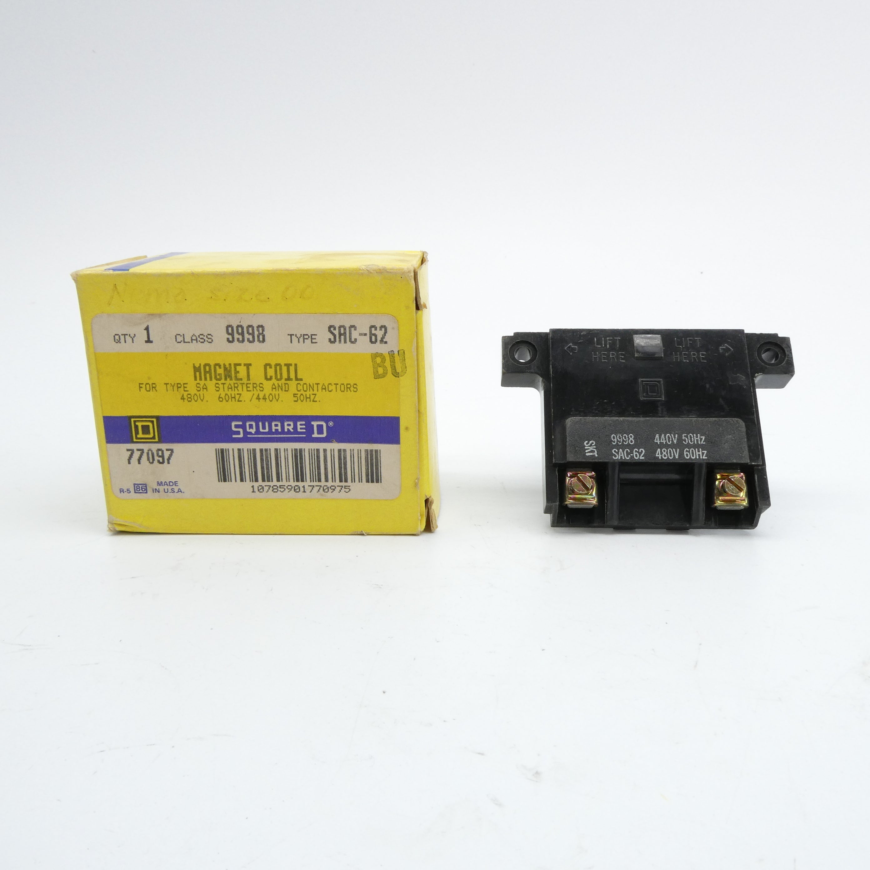 SQUARE D 9998SAC-62 440/480V NSMP