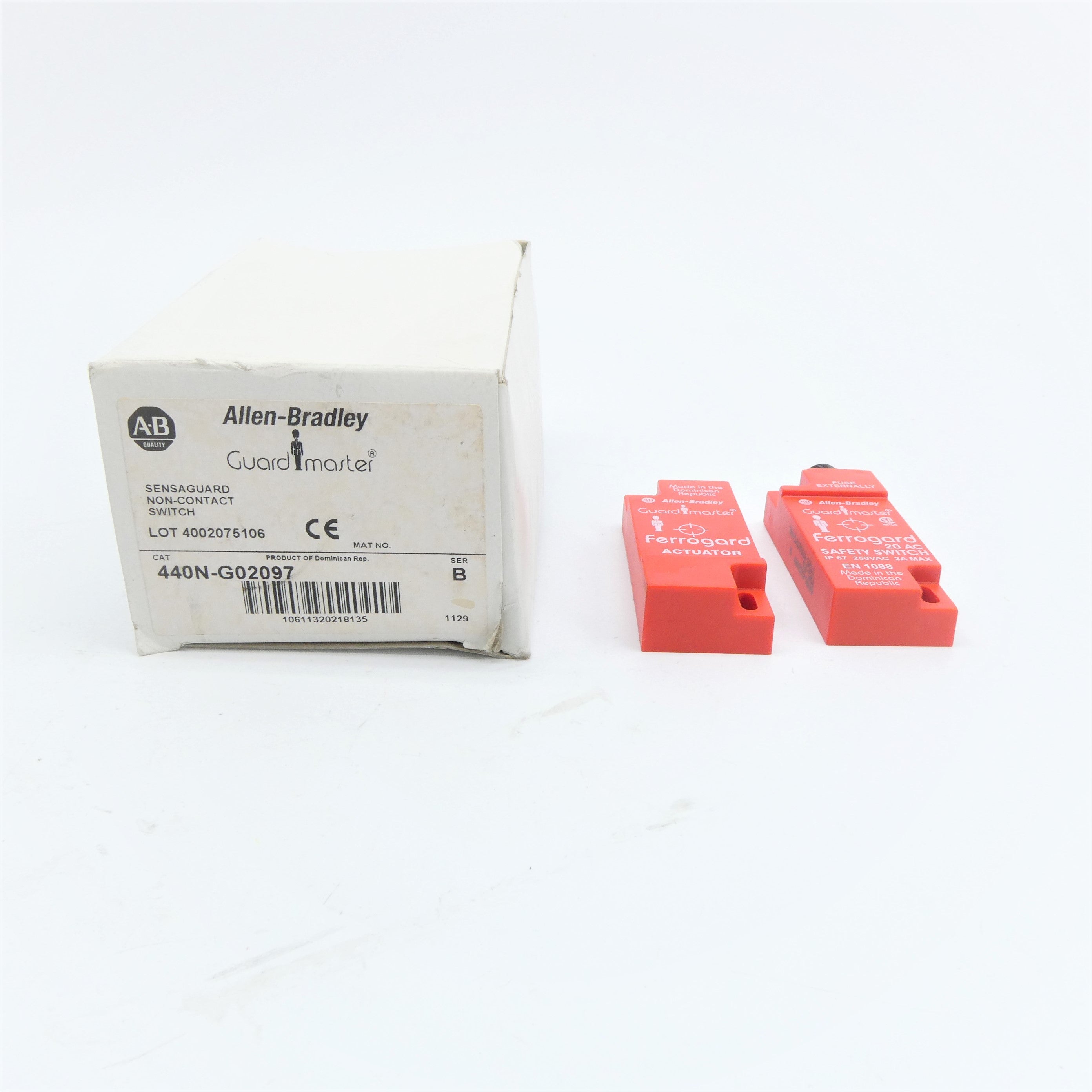 ALLEN BRADLEY 440N-G02097 SER. B 250VAC 2A (WH) NSMP