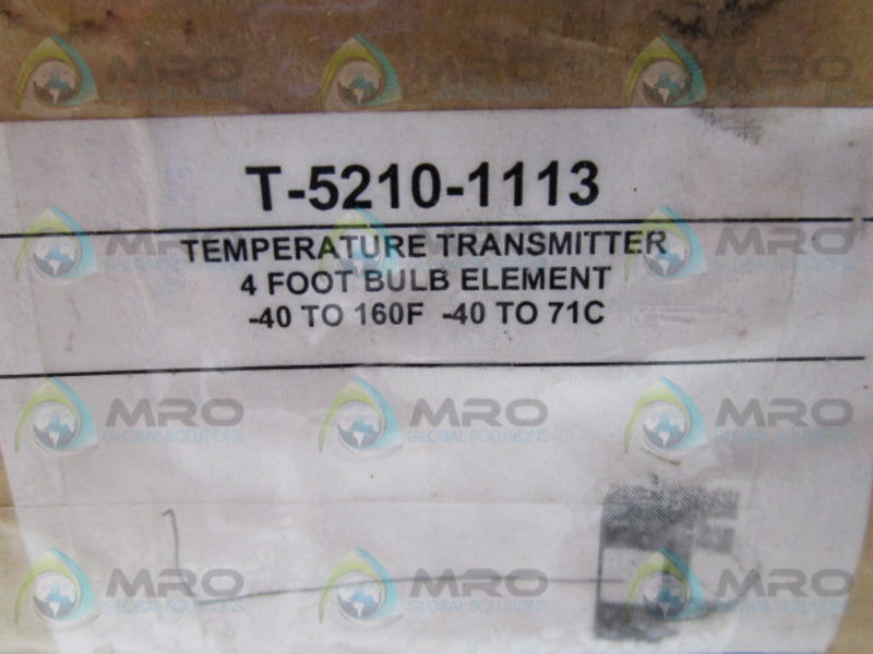 JOHNSON CONTROLS T-5210-113 TEMP TRANSMITTER  NSMP