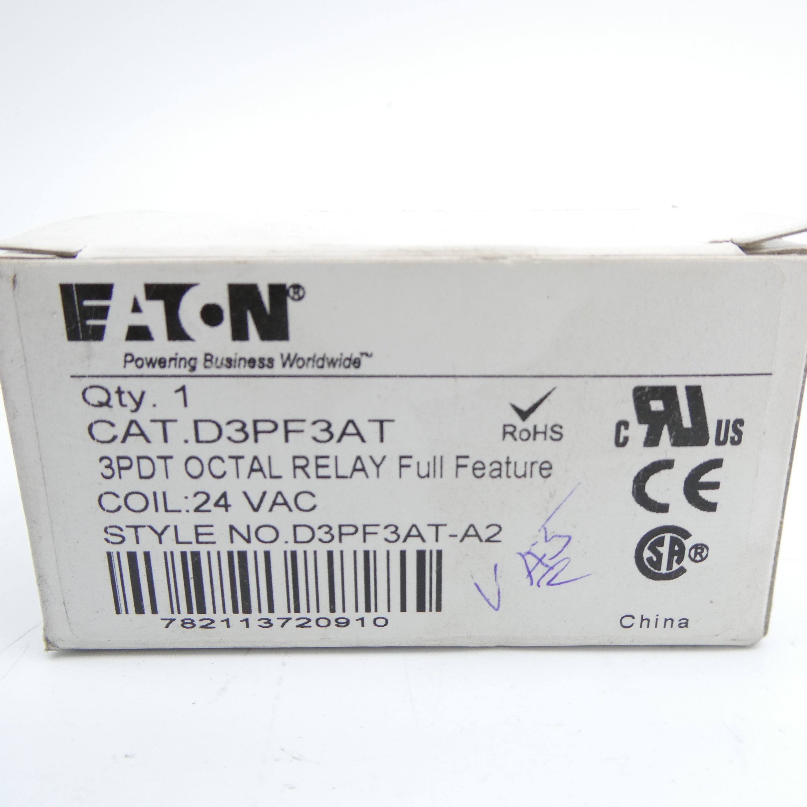 EATON D3PF3AT 24VAC NSMP