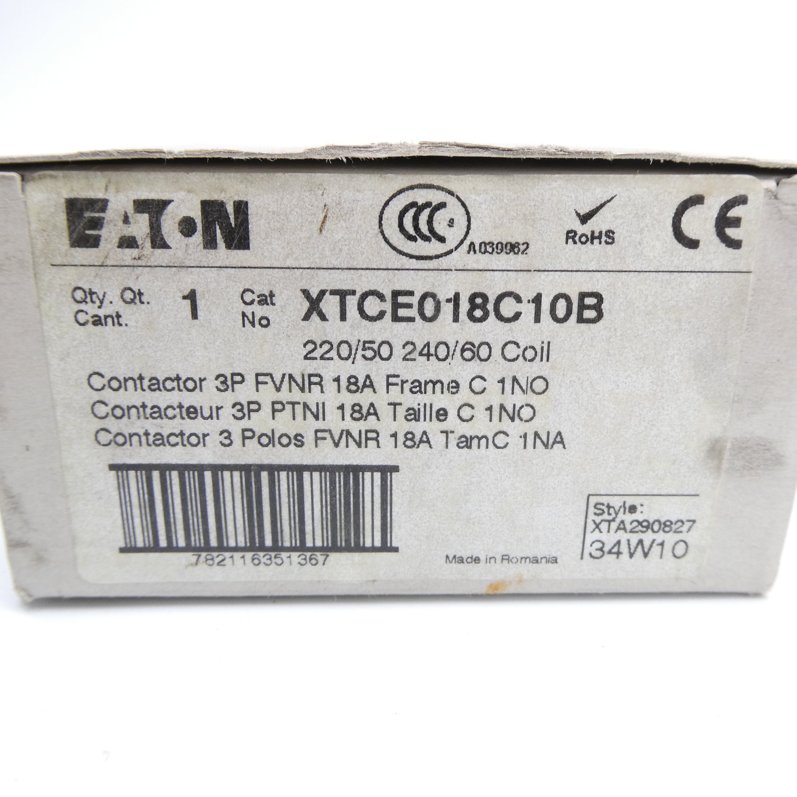 EATON XTCE018C10B 220/240V NSMP