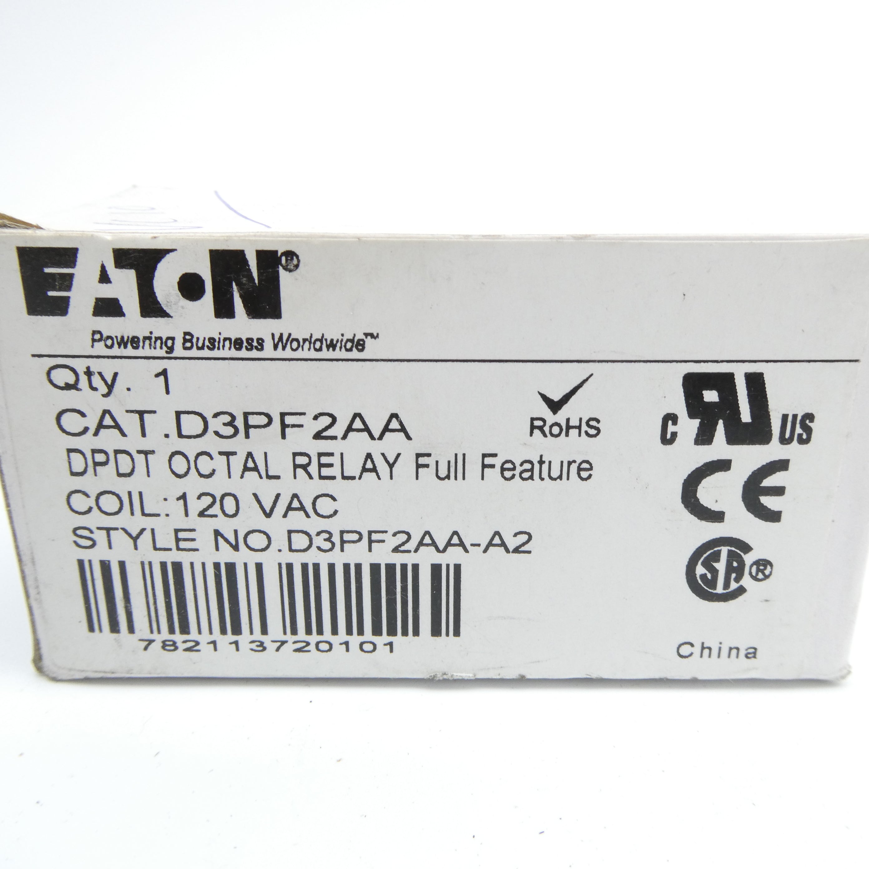 EATON D3PF2AA 120VAC NSMP