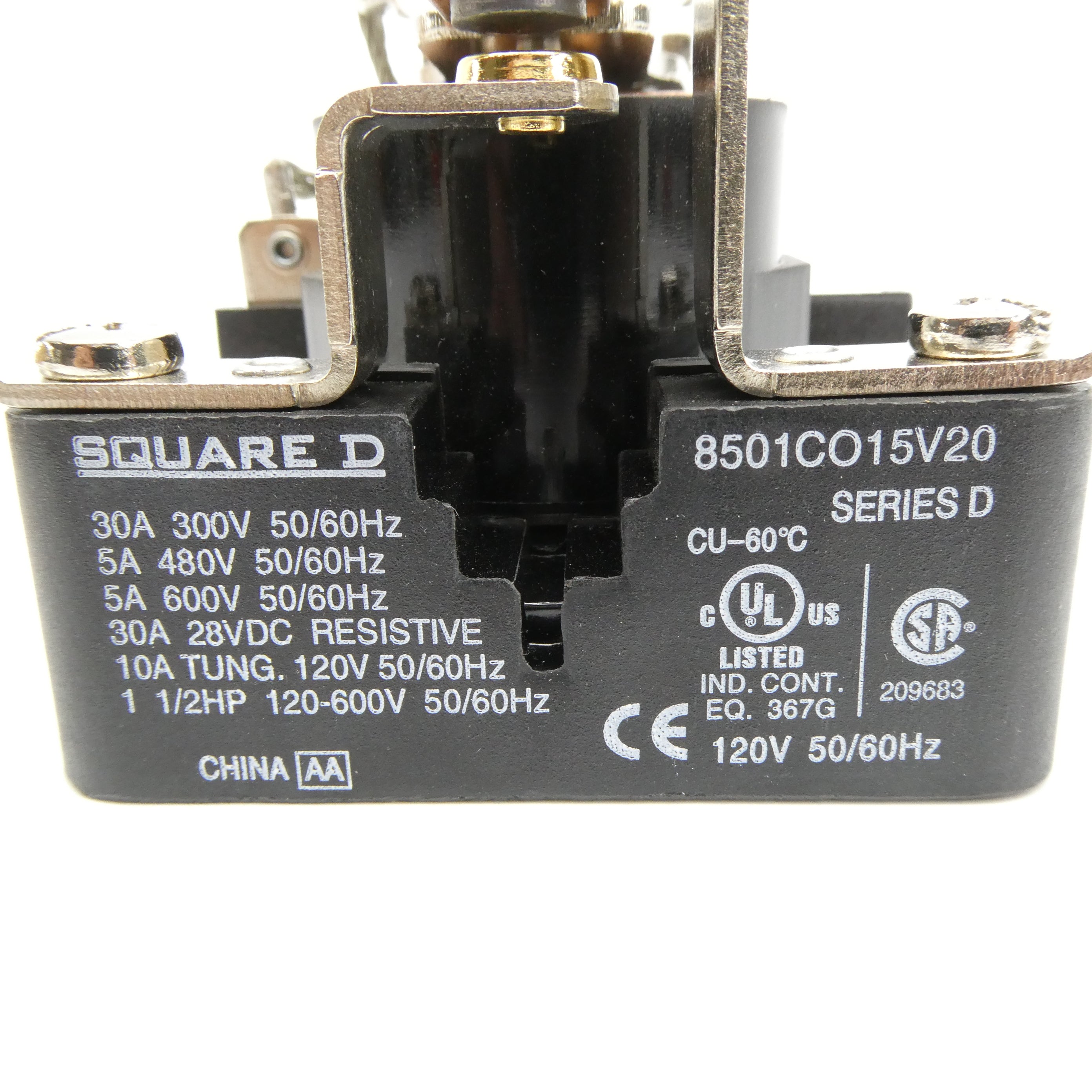 SQUARE D 8501CO15V20 SER. D 120V NSMP