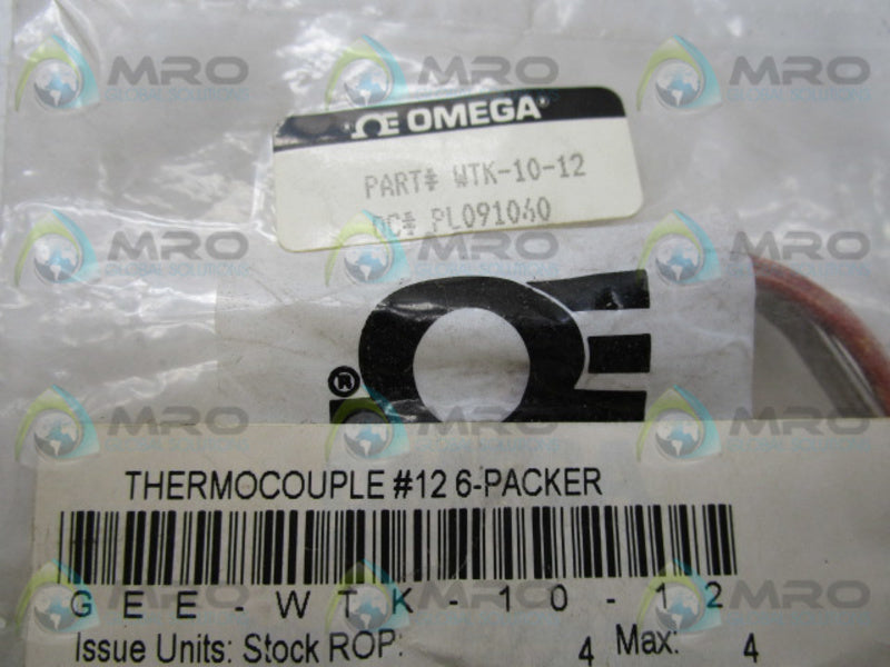 OMEGA WTK-10-12 THERMOCOUPLE  NSMP