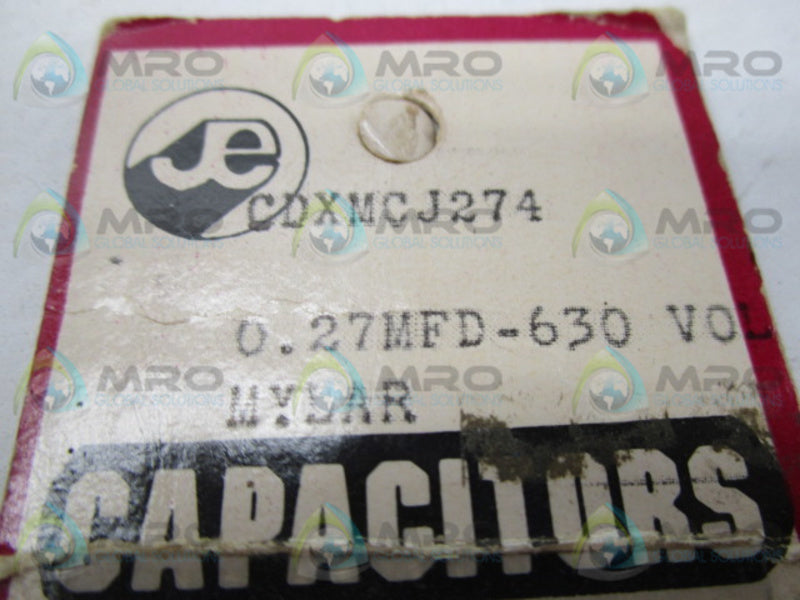 JACQUESEBERT ASS. CDXMCJ274 CAPACITORS  NSMP