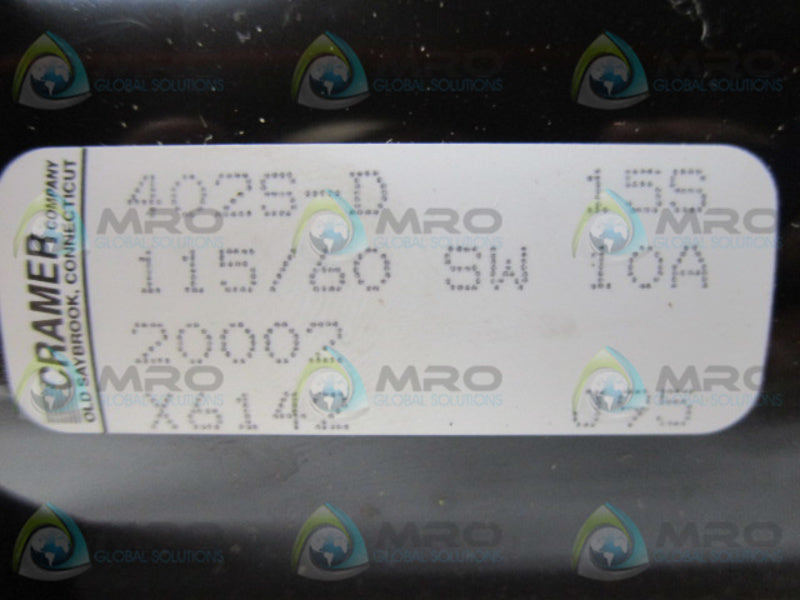 CRAMER 20002 TIMER 15 SEC 115V  NSMP