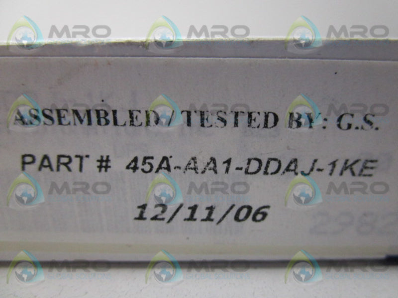 MAC 45A-AA1-DDAJ-1KE SOLENOID VALVE 24VDC  NSMP