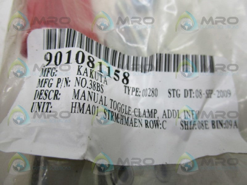 KAKUTA NO.38BS MANUAL TOGGLE CLAMP  NSMP