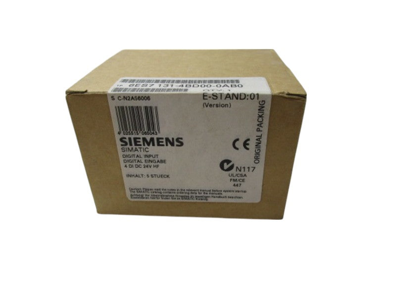 SIEMENS 6ES7-131-4BD00-0AB0 (PKG OF 5)  NSFS