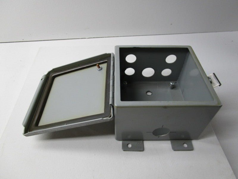 HAMMOND 1414PHE STEEL ENCLOSURE JUNCTION BOX 6X6X4  UNMP