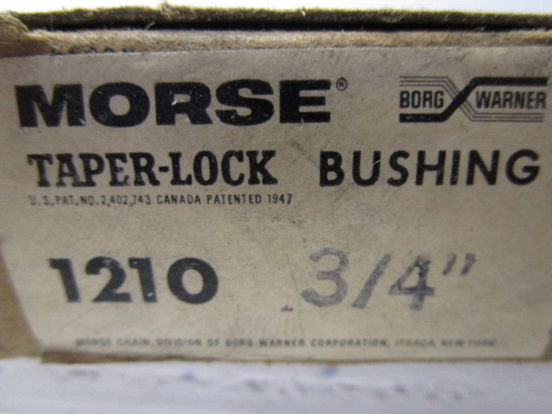 MORSE 1210 TAPER LOCK BUSHING 3/4"  NSMP