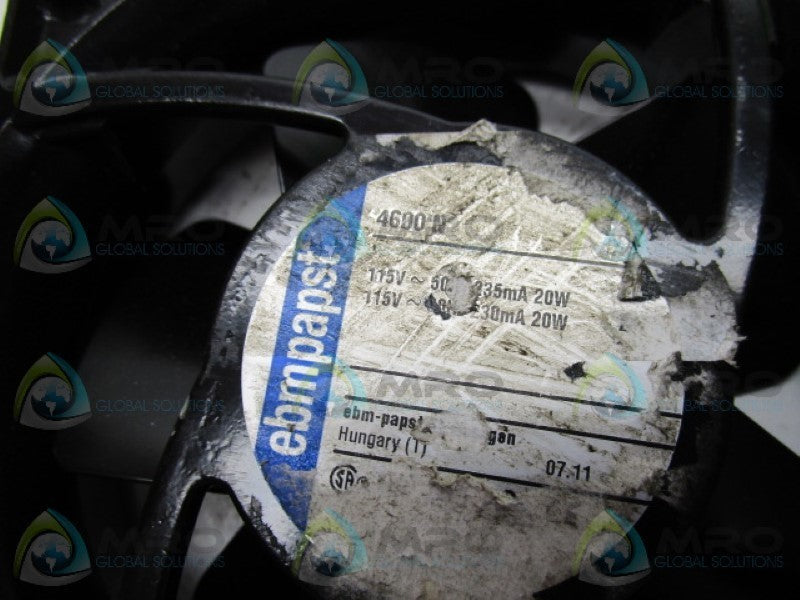 EBMPAST 4600N AXIAL FAN  UNMP