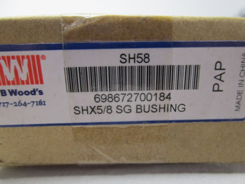 TB WOODS SH SG BUSHING 5/8"  NSMP