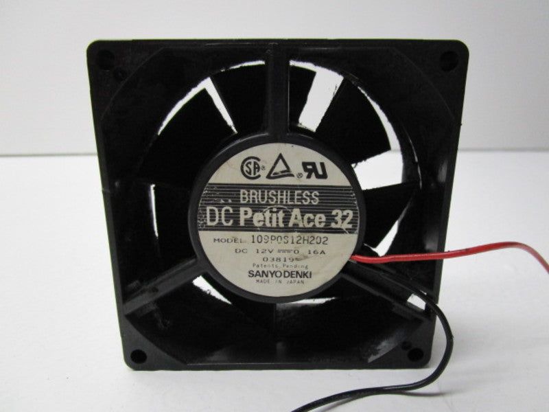 SANYO DENKI DC PETIT ACE 32 109P0S12H202 COOLING FAN 12V .16A  UNMP