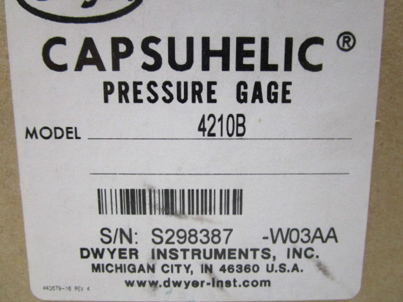 DWYER 4210B  NSFS