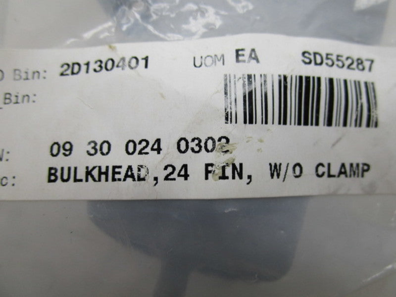 HARTING 09300240302 BULKHEAD W/O CLAMP  NSMP