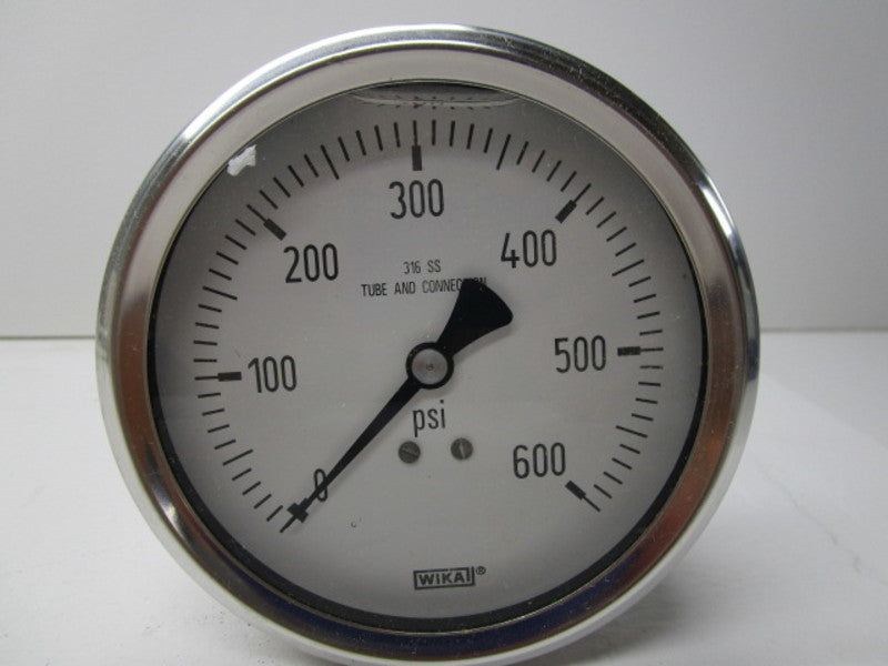 WIKA 9737200 PRESSURE GAUGE 0-600 PSIG  NSMP