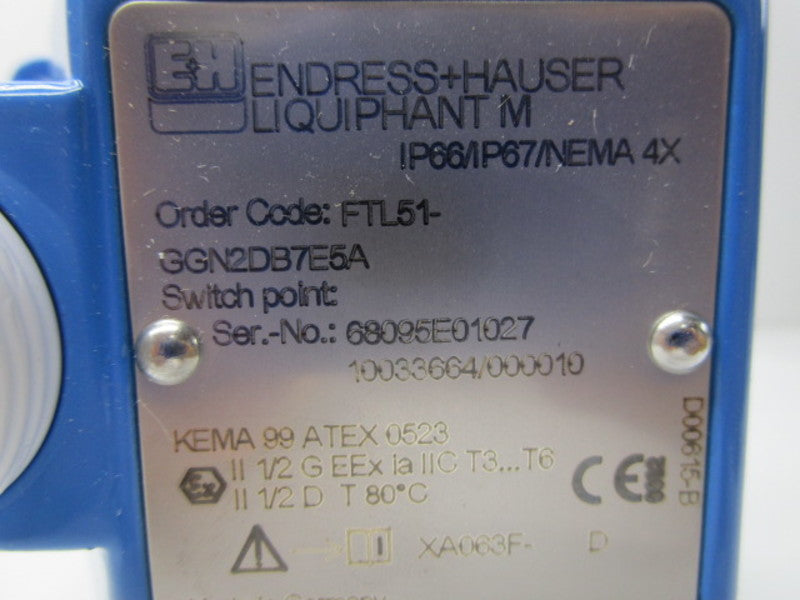 ENDRESS+HAUSER FTL51-GGN2DB7E5A  NSMP