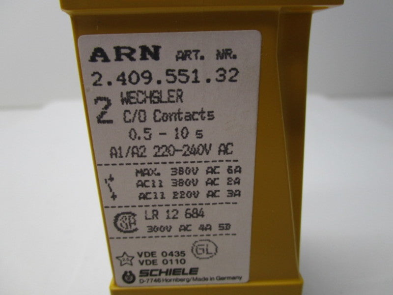 SCHIELE ARN 2.409.551.32 .5-10SEC NSMP