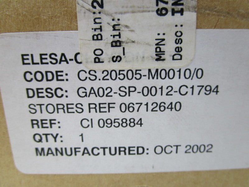 ELESA GA02-SP-0012 C1794 NSMP