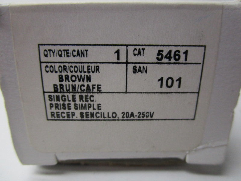 LEVITON 5461 250V 20A NSMP