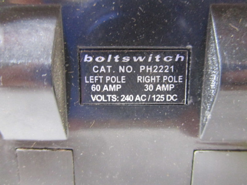 BOLTSWITCH PH2221 240AC/250VDC 30/60A NSMP