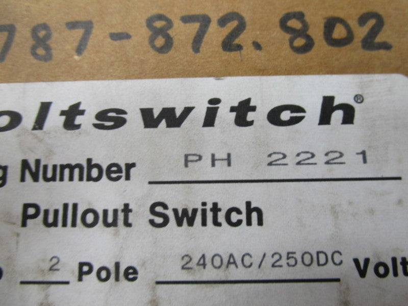 BOLTSWITCH PH2221 240AC/250VDC 30/60A NSMP
