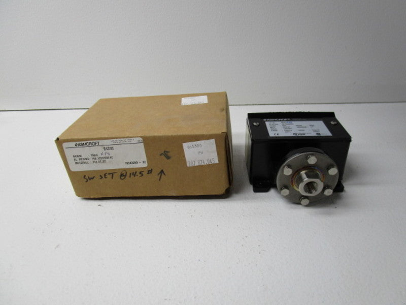 ASHCROFT B420SXFS 125/250VAC 15A 30PSI NSMP