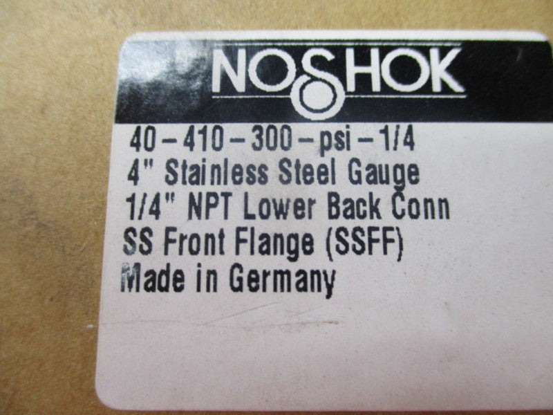 NOSHOK 40-410-300-PSI-1/4 300PSI NSMP