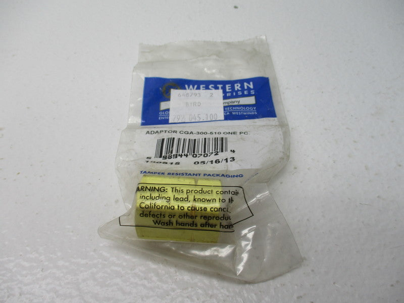 WESTERN ENTERPRISES 61 CGA-300-510-ONEPC NSMP