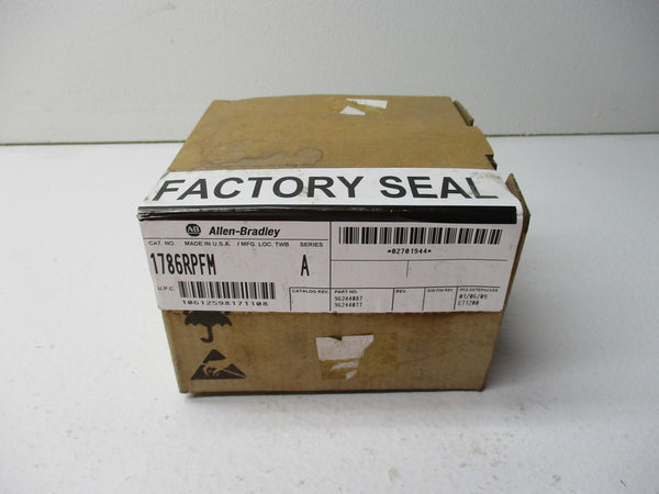 ALLEN BRADLEY 1786-RPFM SER. A DATE: 2009 NSFS