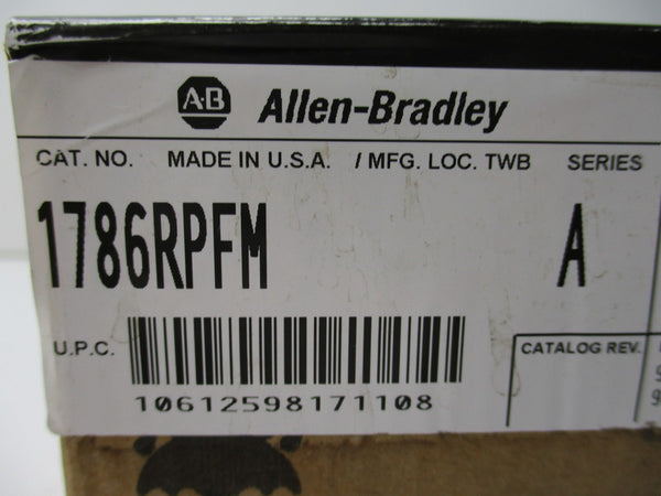 ALLEN BRADLEY 1786-RPFM SER. A DATE: 2009 NSFS