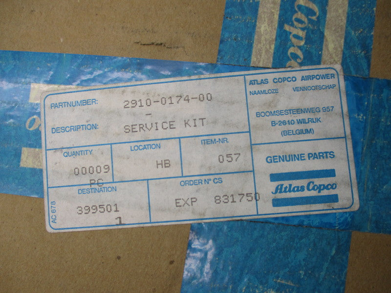 ATLAS COPCO 2910-0174-00 NSFS