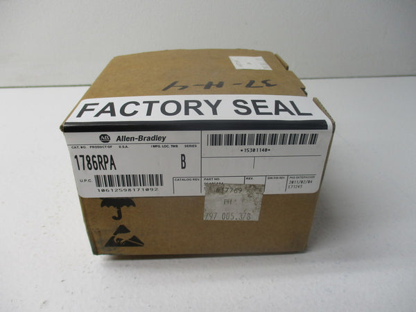 ALLEN BRADLEY 1786RPA SER. B DATE: 2011 NSFS