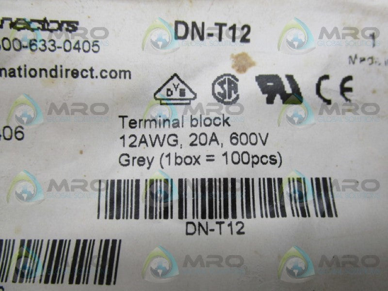 DINNECTORS DN-T12 TERMINAL BLOCK  NSNP
