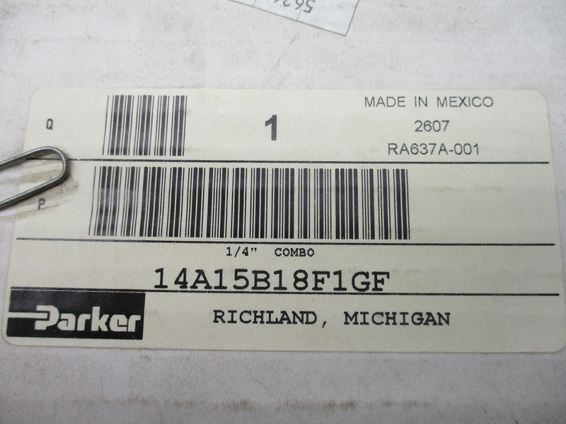 PARKER 14A15B18F1GF  NSMP