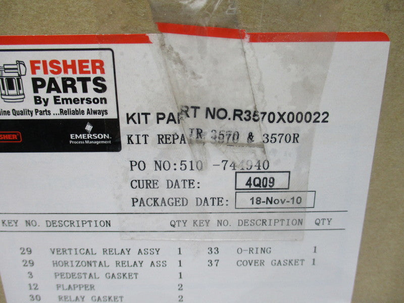 FISHER R3570X00022 NSMP