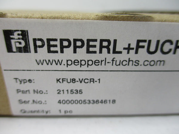 PEPPERL+FUCHS KFU8-VCR-1 NSFS