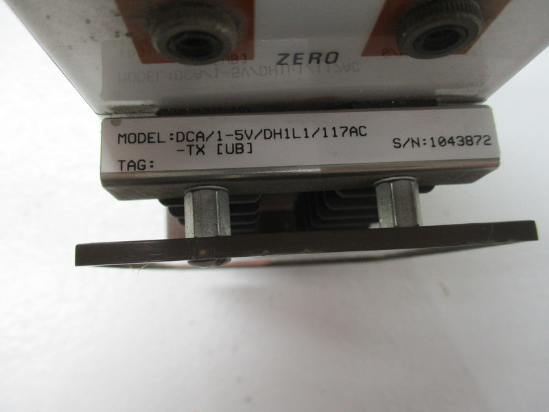 MOORE INDUSTRIES DCA/1-5V/DH1L1/117AC NSNP