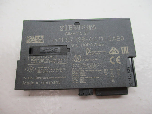 SIEMENS 6ES7138-4CB11-0AB0 24-230VAC NSNP