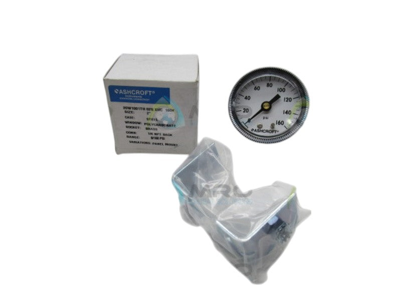 ASHCROFT 20W1001TH02BXUC160# PRESSURE GAUGE 0-160PSI  NSMP